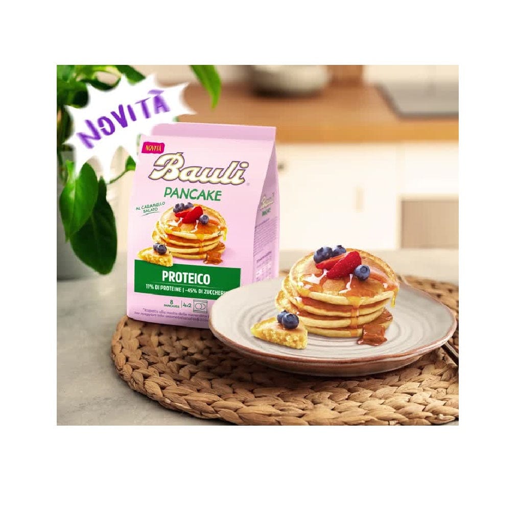 Bauli Pancake proteico al caramello salato - Gesalzener Karamell-Prote –  Italian Gourmet