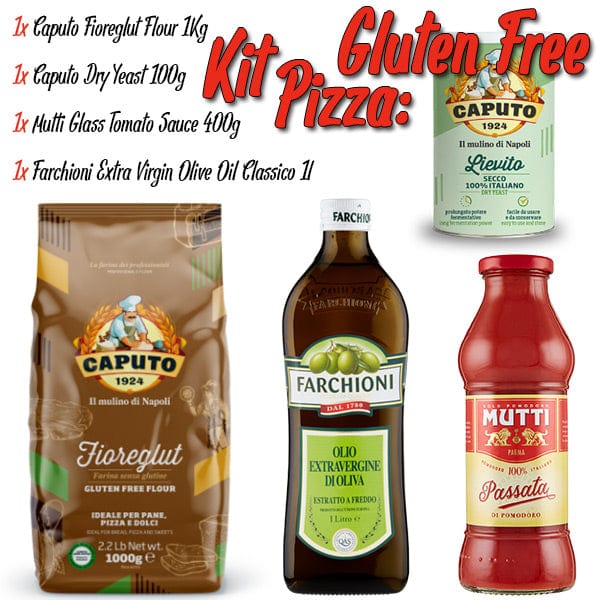 Testpaket Pizza Napoli Glutenfreies Mehl & Hefe Caputo Tomaten Mutti Ö –  Italian Gourmet