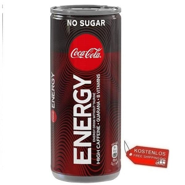 24x Coca Cola Energy Zero Zuckerfrei 250ml Einwegdosen – Italian