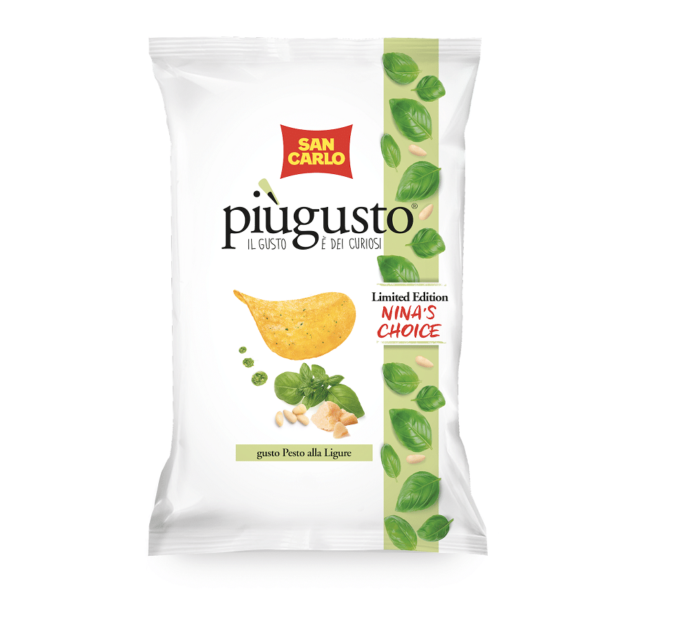 San Carlo Patatine Piùgusto Pesto Alla Ligure Gesalzene Kartoffelchips ...