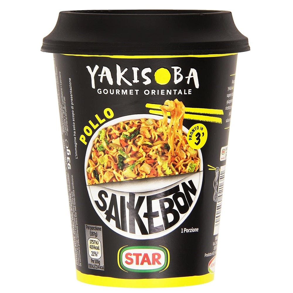 Star Saikebon Noodles Yakisoba Pollo Japanisches Gericht Bestehend aus –  Italian Gourmet