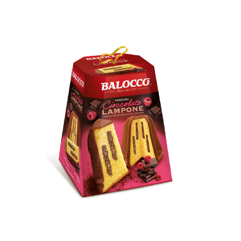 Balocco Pandoro cioccolato e lampone Schokolade und Himbeere 800gr