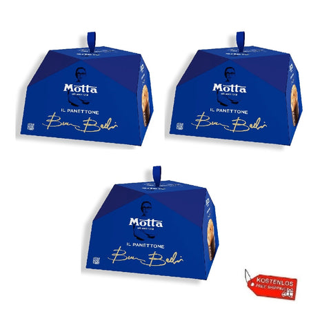 3x Motta Panettone Bruno Barbieri 1Kg