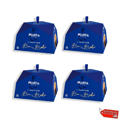 4x Motta Panettone Bruno Barbieri 1Kg