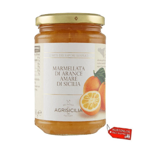 Agrisicilia marmelade 6x Agrisicilia Marmellata Di Arance Amare di Sicilia Agrisicilia Bitterorangenmarmelade aus Sizilien 360gr 8017139100725