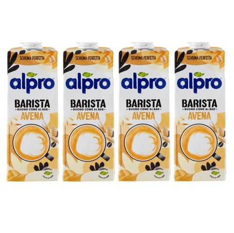 Alpro Schokoladen-Soja Alpro Barista Avena Pflanzlicher Haferdrink 4x1L 5411188127697