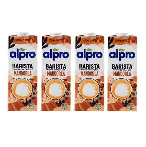 Alpro Schokoladen-Soja Alpro Barista Mandorla Mandel-Gemüsegetränk 4x1L 5411188129899