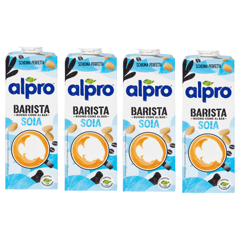 Alpro Schokoladen-Soja Alpro Barista Soia Pflanzliches Sojagetränk 4x1L 5411188116998