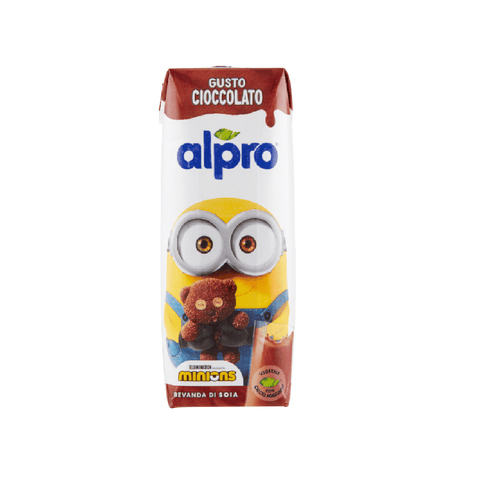 Alpro Schokoladen-Soja ALPRO Minions Gusto Cioccolato Gemüsegetränk, Sojaschokoladengeschmack 15x 250ml 5411188121947