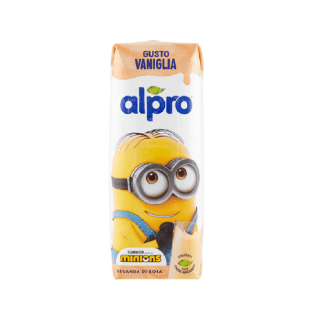 Alpro Schokoladen-Soja ALPRO Minions Gusto Vaniglia Gemüsegetränk, Soja mit Vanillegeschmack, 15x 250ml 5411188121770