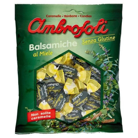 Ambrosoli bonbon 5x Ambrosoli Caramelle Balsamiche al Miele Balsamico-Honigbonbons 135 g 8006450022380