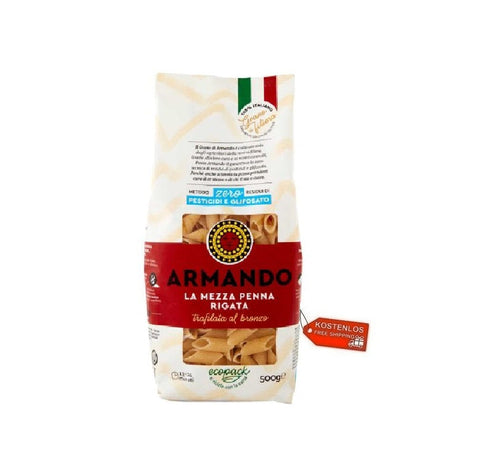 Armando pasta Armando La Mezza Penna Rigata Italienische Pasta 12x500g 8005709204270