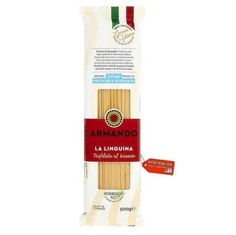 Armando pasta Il Grano Di Armando La Linguina Weizen Bronze gezeichnet Pasta 20x500g 8005709204034