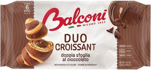 Balconi Süße Snacks Balconi Croissant Duo Cacao  300gr