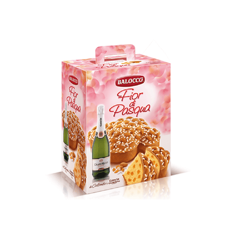 Balocco Colomba Balocco Fior di Pasqua la Colomba 750g & Gancia GrandReale Dessert 75cl