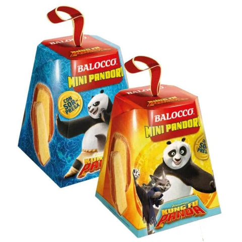 Balocco Weihnachtssüßigkeiten 1x Balocco Mini Pandoro Kung Fu Panda 80g 8001100071732