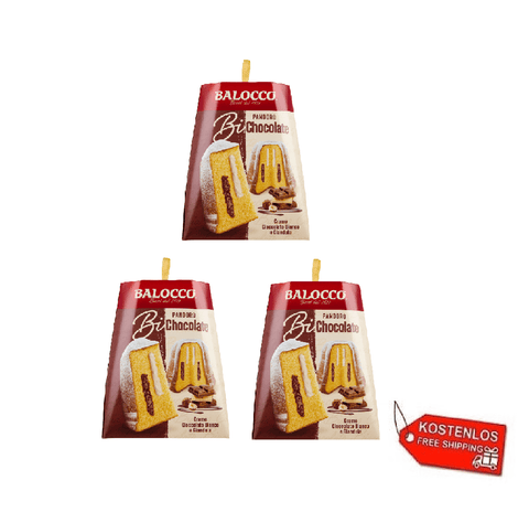 Balocco Weihnachtssüßigkeiten 3x Balocco Pandoro Bi-Chocolate 800gr 8001100071367