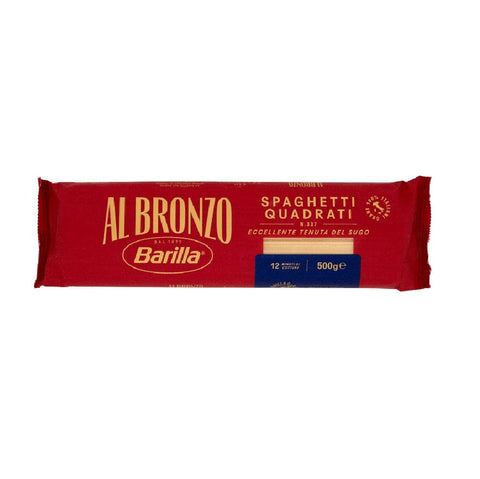 Barilla pasta Barilla Spaghetti Quadrati al Bronzo Bronze Gezogene Pasta 500gr