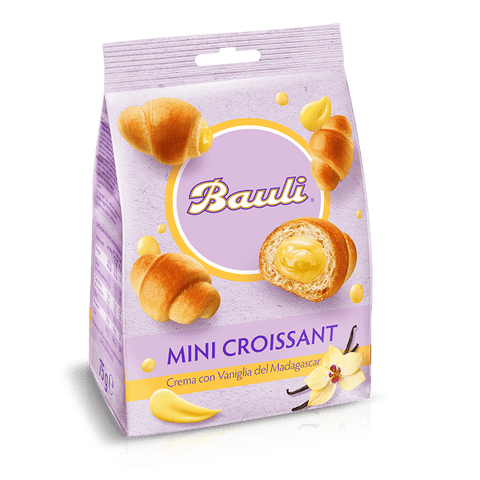 Bauli Croissants MHD 15/01/2025 Bauli Extragolosi Mini Croissant mit Cream 75 gr