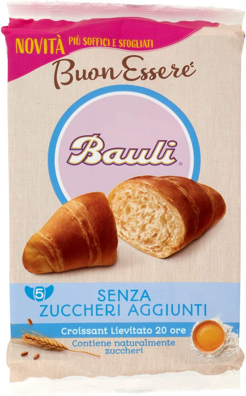 Bauli Croissants MHD 31/08/2024 Bauli Croissant Buonessere Senza Zuccheri Aggiunti ohne Zuckerzusatz 185g 8001720644255