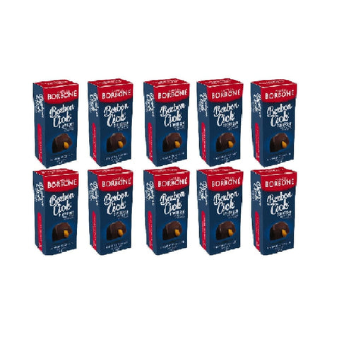 Borbone Pralinen 10x Borbone BorbonCiok ripieni di Caffè Pralinen gefüllt mit flüssigem Kaffee, 31,5 g 8034028336508