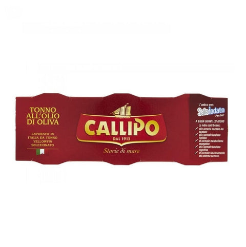 Callipo Thunfisch Callipo Tonno all’olio di oliva Thunfisch in der Dose 3x80gr 8001561350858