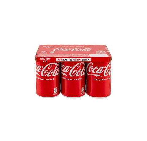 Coca Cola Soft Drink 24x Coca Cola Original Mini 150ml Einwegdosen 5449000241085