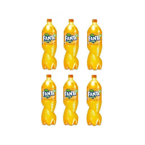 Coca Cola Soft Drink 6x Fanta Aranciata Orange Erfrischungsgetränk PET 1,5L 5449000005090