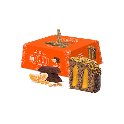 Dais Colomba Dais Colomba Nera Siciliana farcita al mandarino di Sicilia gefüllt mit sizilianischer Mandarine 800g