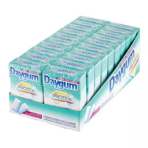 Daygum Kaugummi Daygum Protex chewing gum BOX 20x60gr 8003440212462