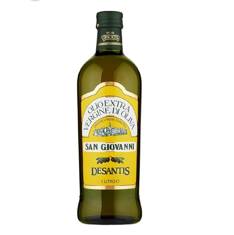 De Santis Olivenöl De Santis Olio Extra Vergine Di Oliva San Giovanni italienisches natives Olivenöl extra 1L  - Verfärbtes Etikett 8009113015200