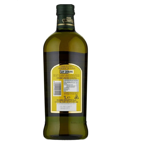 De Santis Olivenöl De Santis Olio Extra Vergine Di Oliva San Giovanni italienisches natives Olivenöl extra 1L  - Verfärbtes Etikett 8009113015200