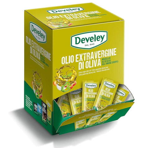 Develey Olivenöl Develey Olio extra vergine d’oliva monodose Extra natives Olivenöl in Einzeldosisbeuteln 4006824249713