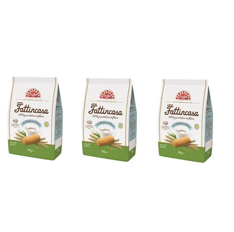 Di Leo Kekse 3x Di Leo Fattincasa con latte fresco italiano Kekse mit frischer italienischer Milch 500gr 8000015003388