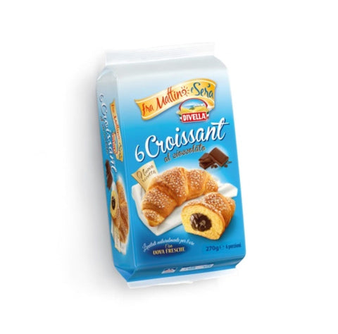 Divella Süße Snacks Divella Croissant Cioccolato Schokoladencroissant 270gr 8005121213140