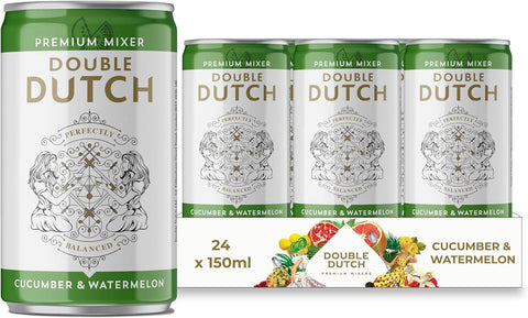 Double Dutch Double Dutch Double Dutch Cucumber and Watermelon Premium Tonic Mixer 24x150ml Dosen 5060434790811