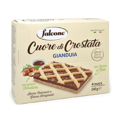 Falcone Kekse 3x Falcone Crostata Gianduia Gianduia-Torte 240gr 8023696006370