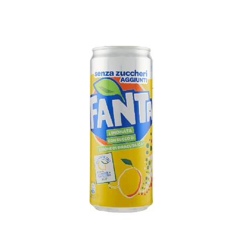 Fanta Soft Drink 6x Fanta Lemon Zero Igp 330ml Erfrischungsgetränk Einwegdosen 5449000246349