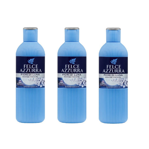 Felce Azzurra Duschgel 3x Felce Azzurra Bagnodoccia Fiori di Luna Körperwäsche 650 ml 8001280068041