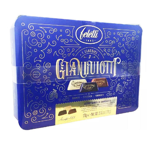 Feletti Weihnachtssüßigkeiten Feletti Gianduiotti assortiti Geschenkbox mit verschiedenen Pralinen 170gr 18000698468143