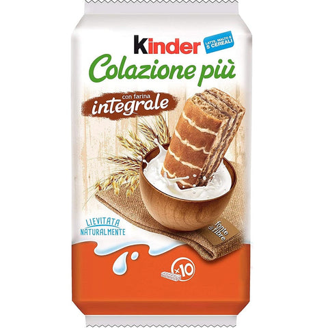 Ferrero Süße Snacks MHD 30/01/25 Kinder Colazione Più INTEGRALE Süßer italienischer Vollkornsnack 290g