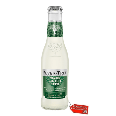 Fever-Tree Soft Drink 24x Fever-Tree Premium Ginger Beer Strong & Spicy 200ml 5060108450348