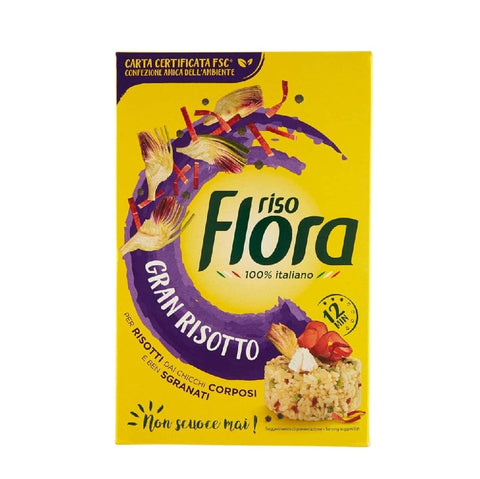 Flora Reis Flora Gran Risotto 100 % italienischer Reis 1 kg