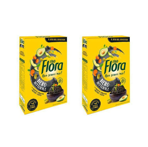 Flora Reis Flora Riso Nero integrale Vollkorn schwarzer Reis 2x500gr 8017759648126