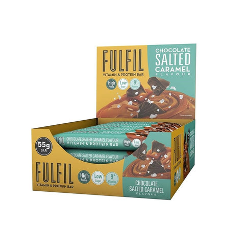 Fulfil Getreideriegel Fulfil gusto cioccolato e caramello salato Proteinriegel BOX 15x55gr 05391532121727