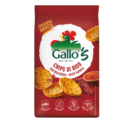 Gallo Snack 6x Gallo's Chips alla paprika 40gr - Gallo's Paprikachips 8001420011760