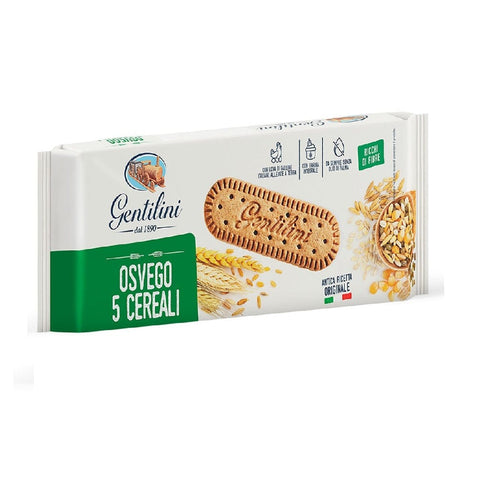 Gentilini Kekse MHD 21/02/2025 Gentilini Osvego 5 Cereali Getreidekekse 250g 8007465010041