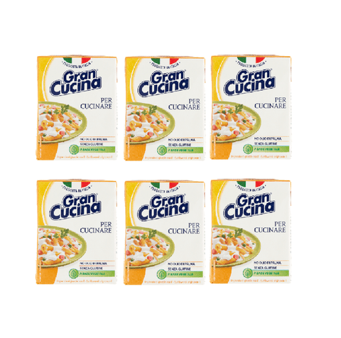 Gran cucina Kochsahne 6x Gran Cucina Crema per Cucinare Kochsahne 200 g 80418900