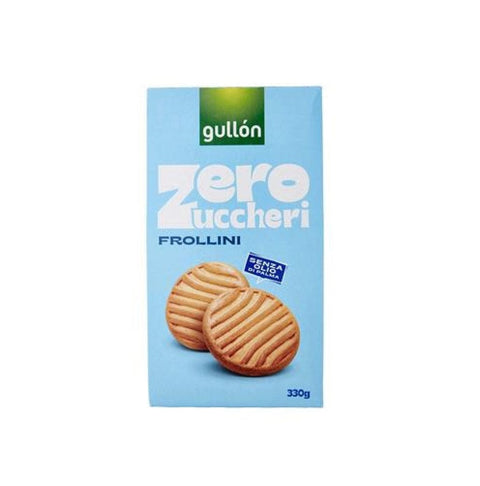 Gullon Kekse 10x Gullon Zero Zuccheri Frollini Kekse ohne Zucker 330gr 8410376055788