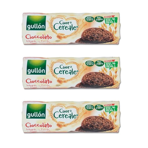 Gullon Kekse 3x Gullon Cuor di Cereale Cioccolato Schokoladenkekse gr.280 8410376039979